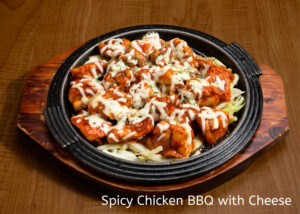 64. Spicy Chicken BBQ with cheese / 치즈불닭
